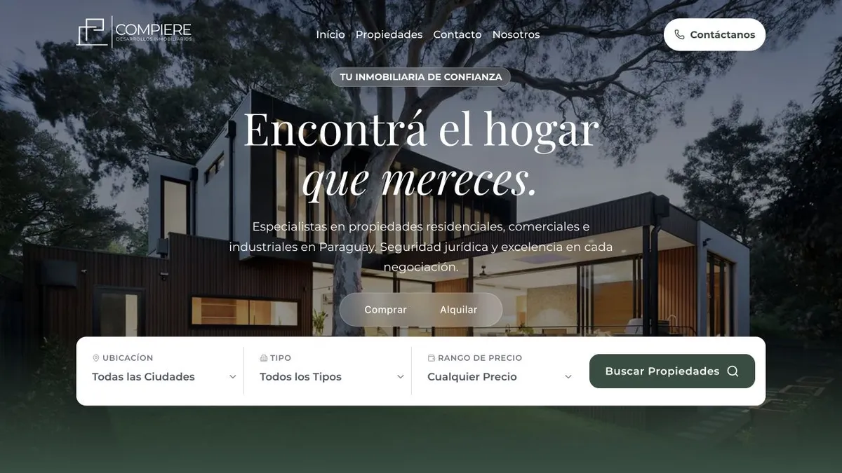 Projeto Compiere Inmobiliaria — Compiere Inmobiliaria