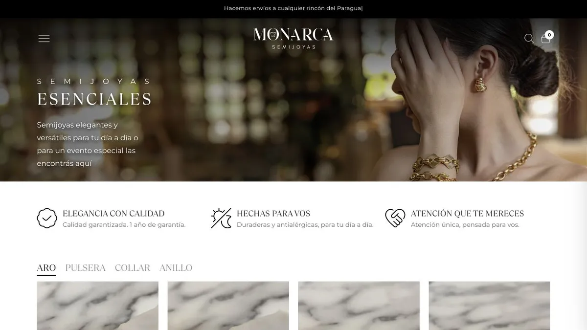 Projeto Monarca Semijoyas — Monarca Semijoyas